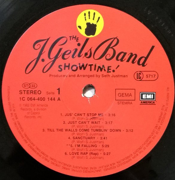 The J. Geils Band - Showtime! (LP)