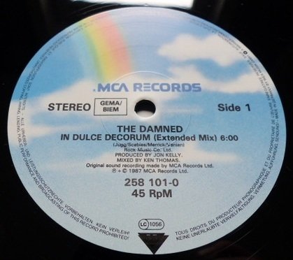 The Damned - In Dulce Decorum (12'')