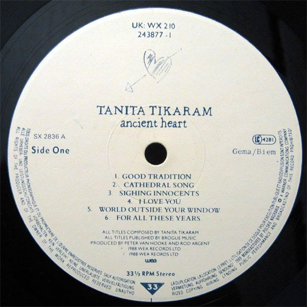 Tanita Tikaram - Ancient Heart (LP)