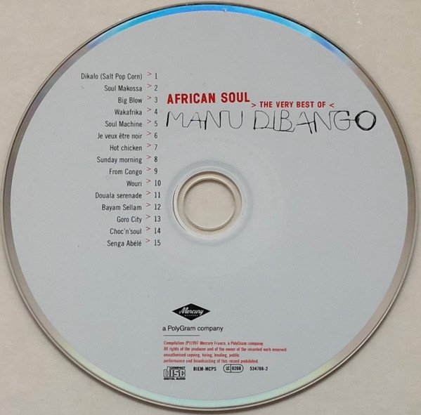 Manu Dibango - African Soul |} The Very Best Of {| (CD)