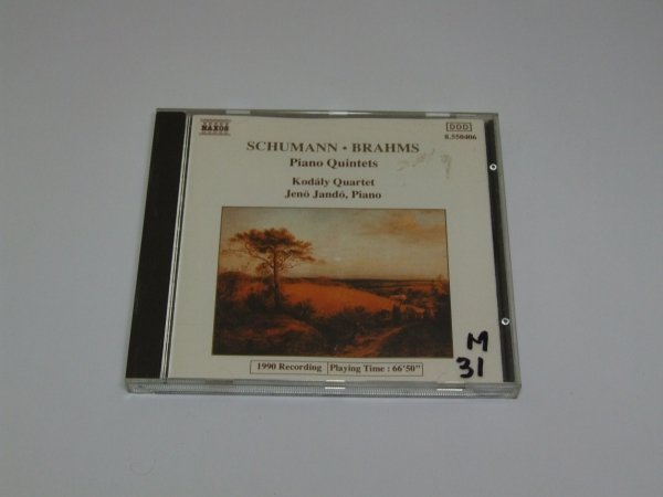 Schumann, Brahms, Jenö Jandó, Kodály Quartet - Piano Quintets (CD)
