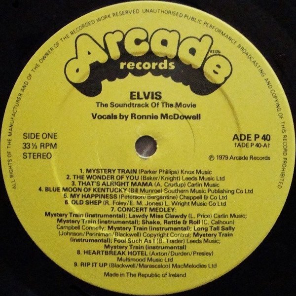 Ronnie McDowell - Elvis : The Soundtrack Of The Movie (LP)