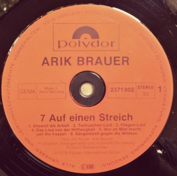Arik Brauer - 7 Auf Einen Streich (LP)