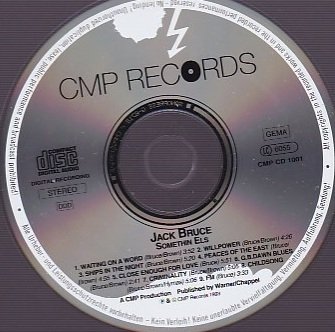 Jack Bruce - Somethin Els (CD)