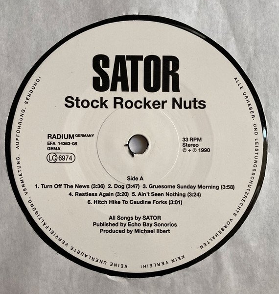 Sator - Stock Rocker Nuts (LP)