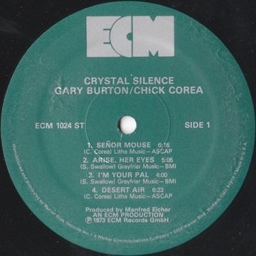 Gary Burton / Chick Corea - Crystal Silence (LP)