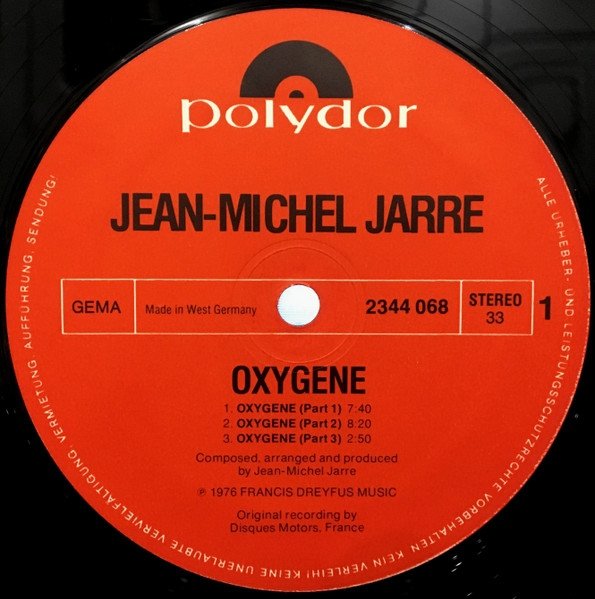 Jean Michel Jarre - Oxygene (LP)