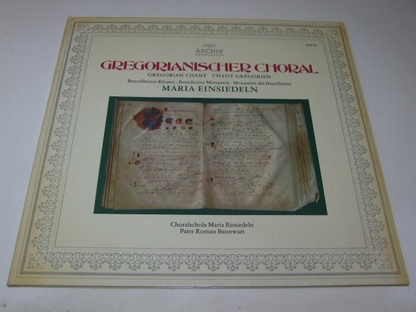 Choralschola Maria Einsiedeln, Pater Roman Bannwart - Gregorianischer Choral - Benediktinerkloster Maria Einsiedeln (LP)