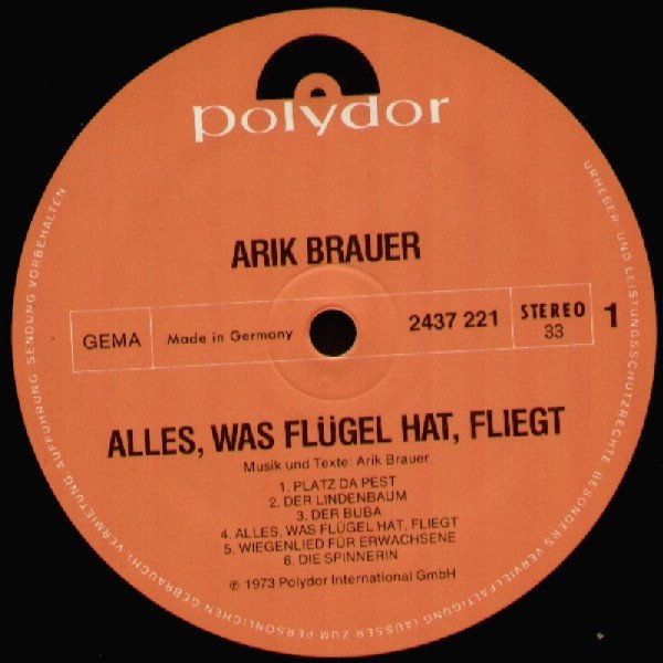Arik Brauer - Alles Was Flügel Hat Fliegt (LP)