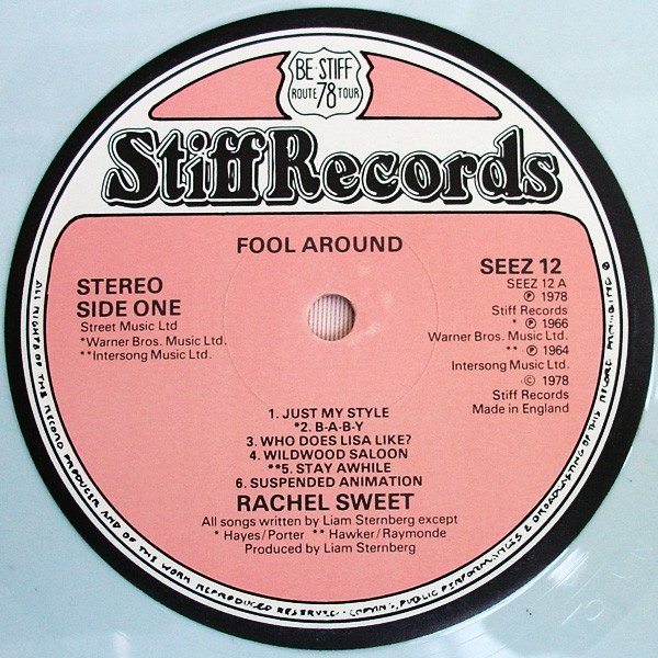 Rachel Sweet - Fool Around (LP)