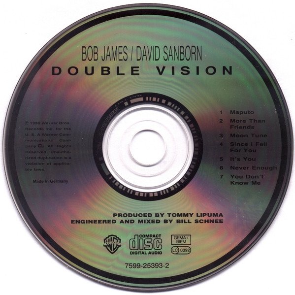 Bob James &amp; David Sanborn - Double Vision (CD)