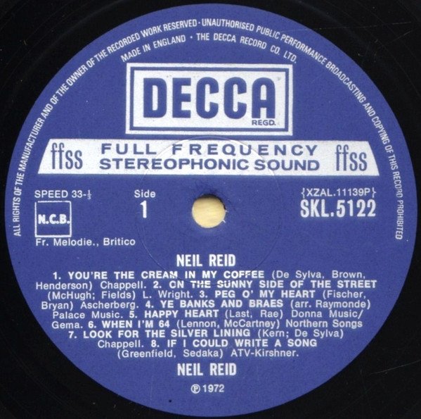 Neil Reid - Neil Reid (LP)