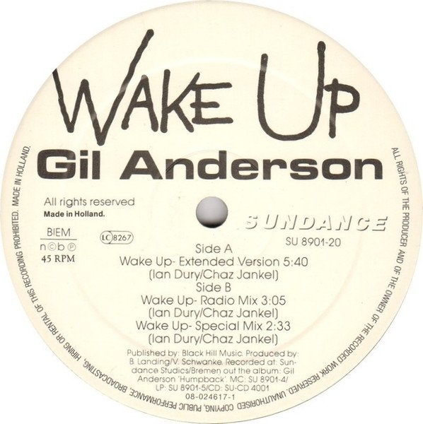 Gil Anderson - Wake Up (12'')
