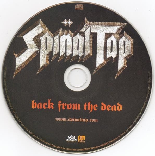 Spinal Tap - Back From The Dead (CD+DVD)