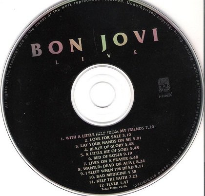 Bon Jovi - Live (CD)