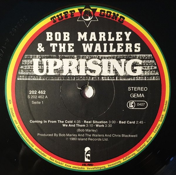 Bob Marley &amp; The Wailers - Uprising (LP)