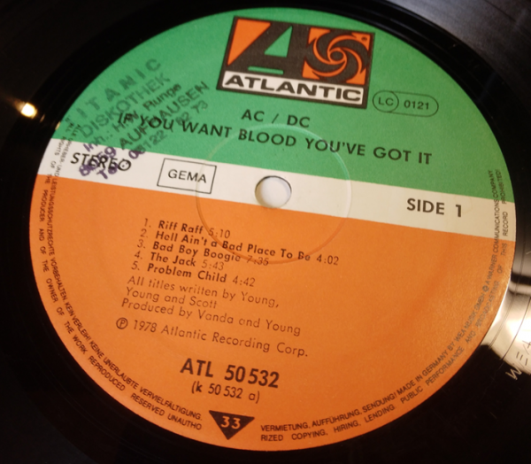 AC/DC - If You Want Blood You've Got It (LP)