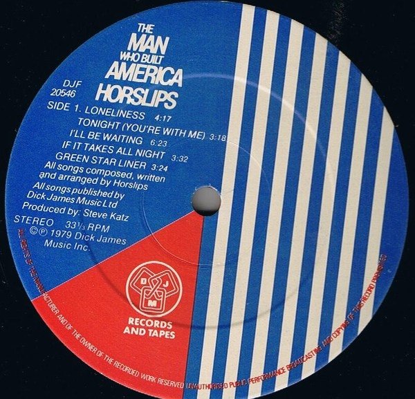 Horslips - The Man Who Built America (LP)