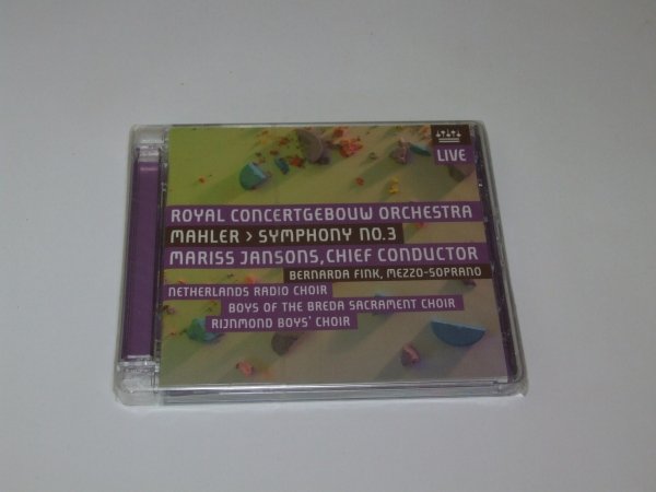 Gustav Mahler, Mariss Jansons, Concertgebouworkest, Bernarda Fink, Groot Omroepkoor, Sacramentskoor Breda, Rijnmond Boys' Choir - Symphony No. 3 (2SACD)