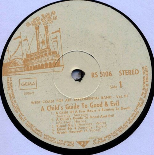 The West Coast Pop Art Experimental Band - Vol. III (A Child's Guide To Good &amp; Evil) (LP)