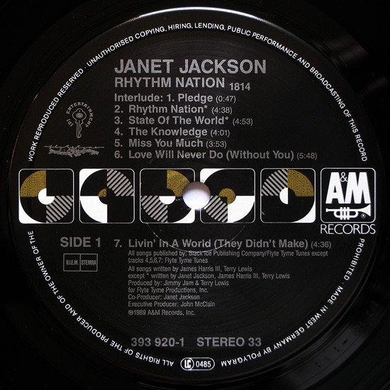 Janet Jackson - Rhythm Nation 1814 (LP)