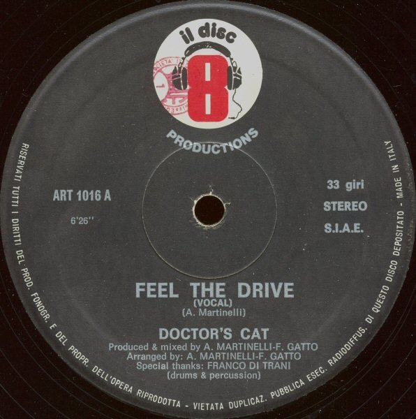 Doctor's Cat - Feel The Drive (12'')