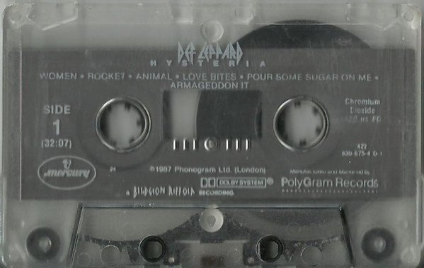 Def Leppard - Hysteria (MC)