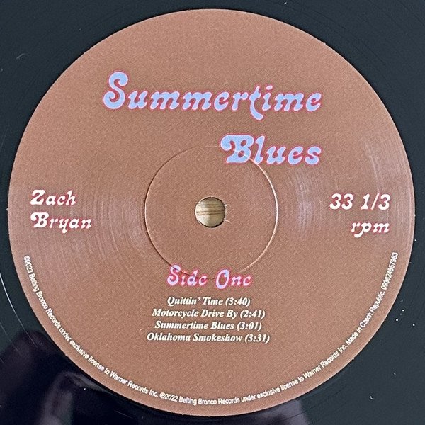 Zach Bryan - Summertime Blues (LP)