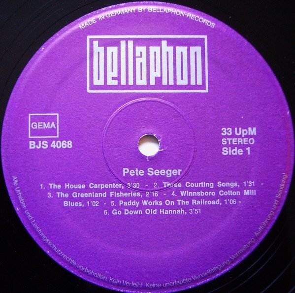 Pete Seeger - Pete Seeger (LP)