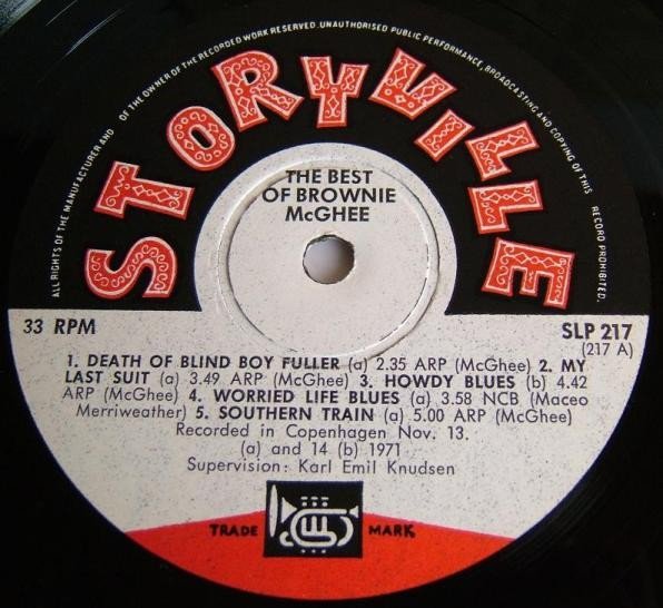 Brownie McGhee - The Best Of Brownie McGhee (LP)