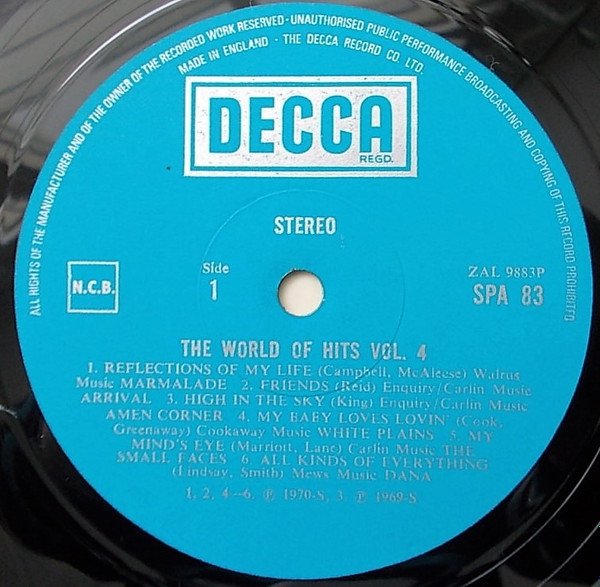 The World Of Hits Vol. 4 (LP)