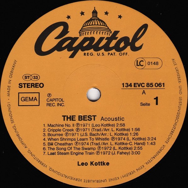 Leo Kottke - The Best (2LP)