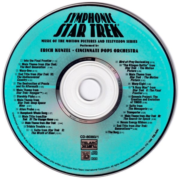 Erich Kunzel, Cincinnati Pops Orchestra - Symphonic Star Trek (2CD)