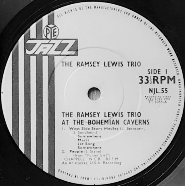 The Ramsey Lewis Trio - At The Bohemian Caverns (LP)