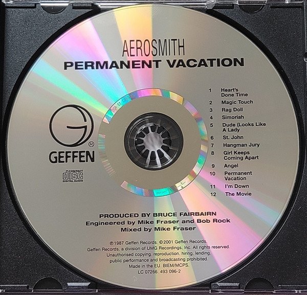 Aerosmith - Permanent Vacation (CD)