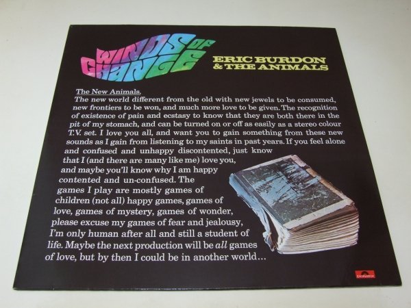Eric Burdon &amp; The Animals - Winds Of Change (LP)