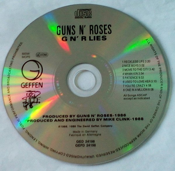 Guns N' Roses - G N' R Lies (CD)