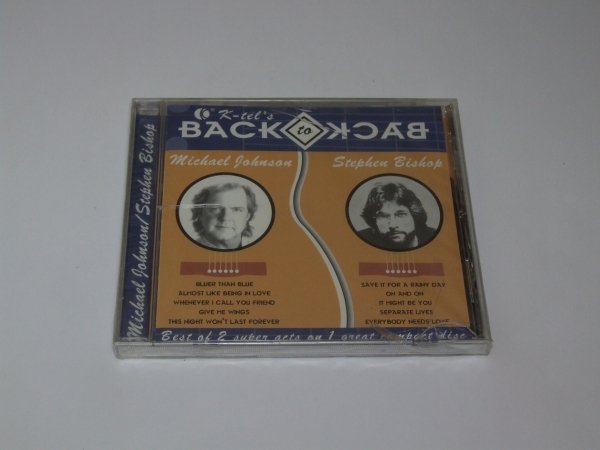 Michael Johnson, Stephen Bishop - Back To Back (CD)
