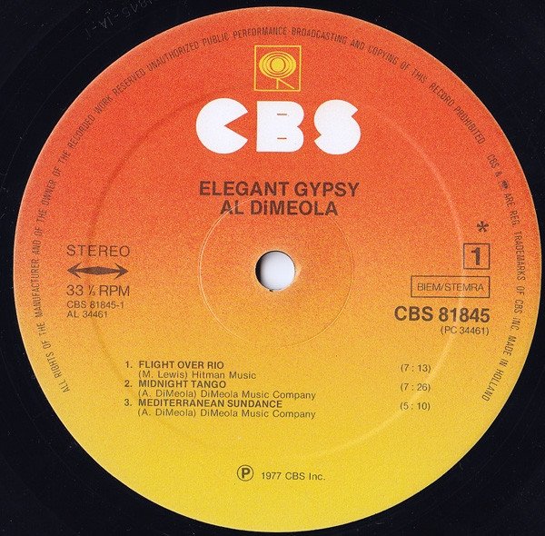 Al Di Meola - Elegant Gypsy (LP)