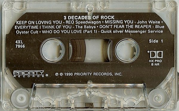 3 Decades Of Rock (60's, 70's, 80's) (MC)