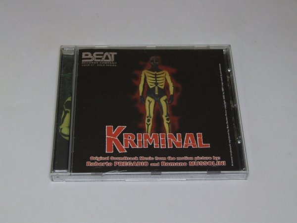 Roberto Pregadio and Romano Mussolini - Kriminal (Original Soundtrack Music From The Motion Picture) (CD)