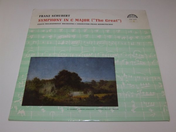Franz Schubert / Czech Philharmonic Orchestra / Franz Konwitschny - Symphony In C Major (&quot;The Great&quot;) (LP)