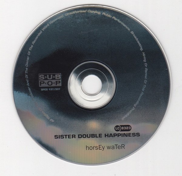 Sister Double Happiness - Horsey Water (CD)
