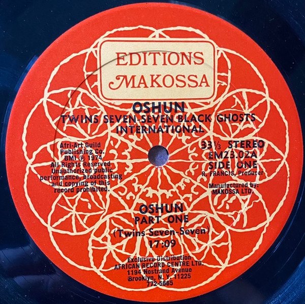Twins Seven-Seven Black Ghosts International - Oshun (LP)