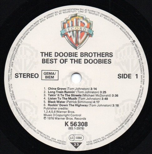 The Doobie Brothers - Best Of The Doobies (LP)