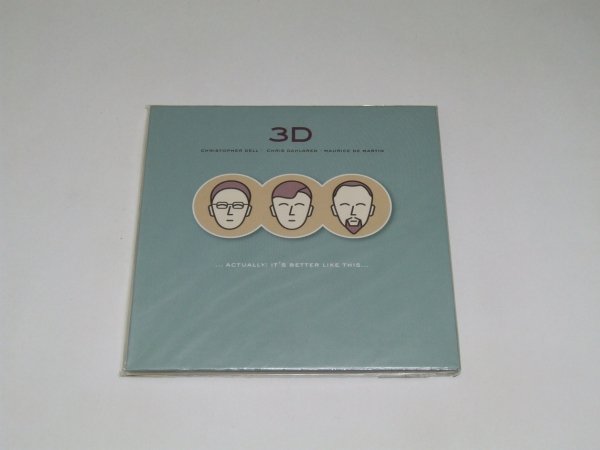 3D - Actually: It's Better Like This (CD)