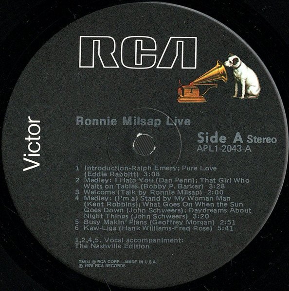 Ronnie Milsap - Live (LP)