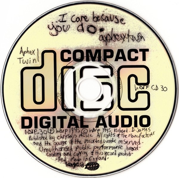 Aphex Twin - ...I Care Because You Do (CD)