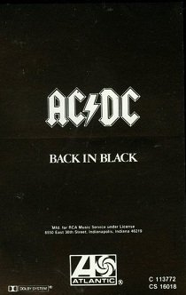 AC/DC - Back In Black (MC)
