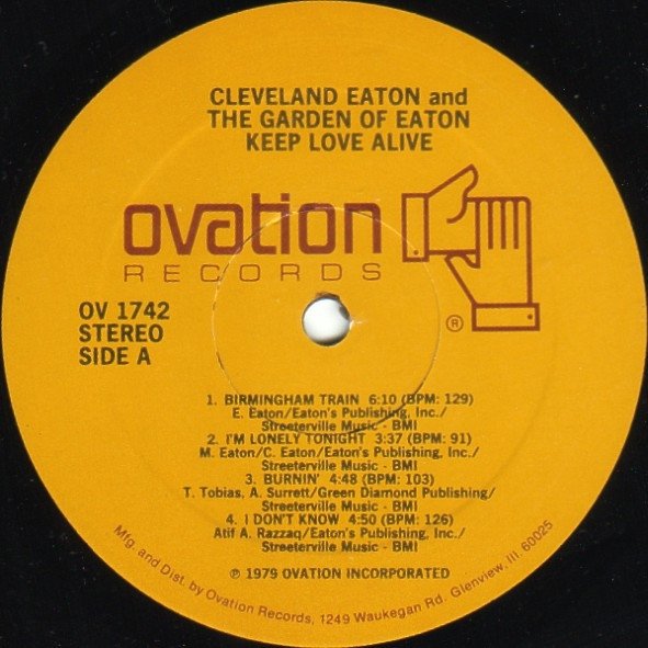 Cleveland Eaton And The Garden Of Eaton - Keep Love Alive (LP)